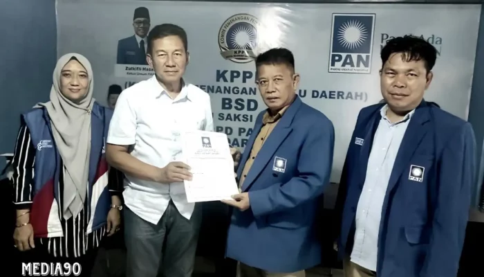 Jenderal Polisi M. Ikhsan Mendaftar sebagai Calon Wali Kota Bandar Lampung Melalui PAN