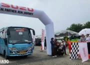 Mudik Gratis Isuzu: Puluhan Peserta Berangkat dengan Kenyamanan ELF NQR B dan Microbus NLR