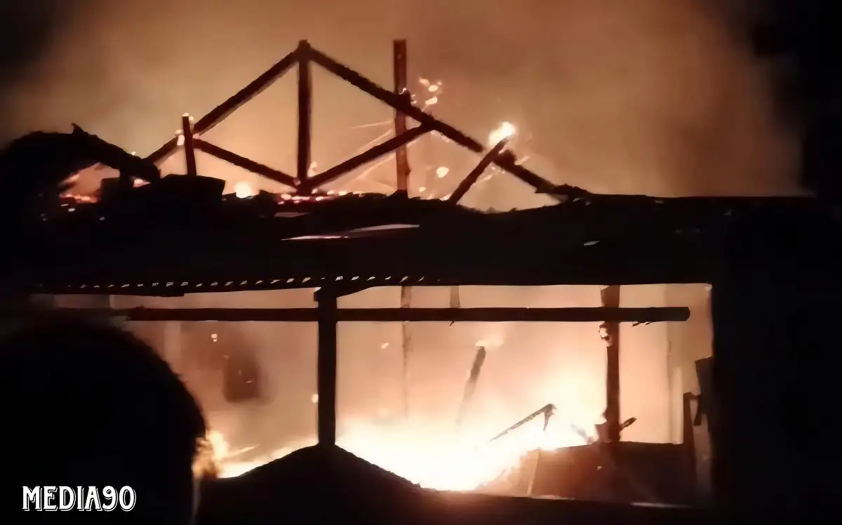 Rumah Pengusaha Ayam Potong di Panaragan Jaya Utama Tulang Bawang Barat Ludes Terbakar, Tersisa Hanya Baju di Badan