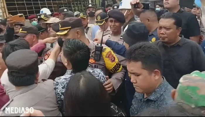 Protes di Tanjungkarang Mereda saat Pelaksanaan Eksekusi Tanah di Ryacudu Sukarame Berlanjut