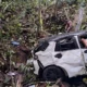 Sopir Ngantuk, Minibus Terjun ke Jurang Tebing Batu Manula Pesisir Barat, Satu Balita Tewas