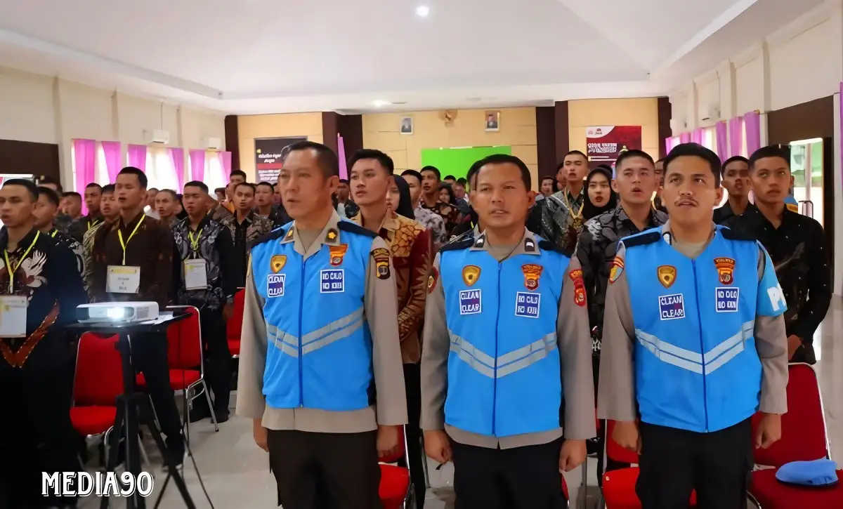 Teken Pakta Integritas, Polres Tanggamus Jamin Seleksi Calon Anggota Polri Bebas Kongkalikong