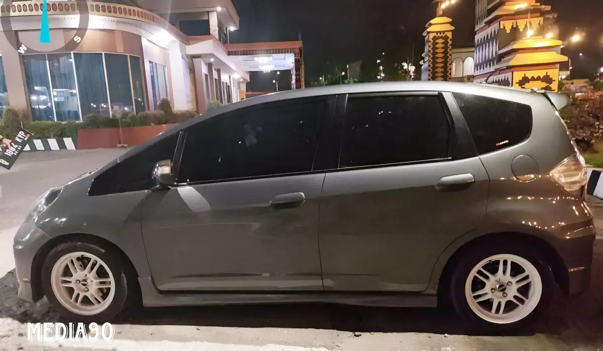 Terkait Penembakan di Gerbang Mapolda Lampung Sabtu Dinihari, Polisi Sita Mobil Bodong Curian