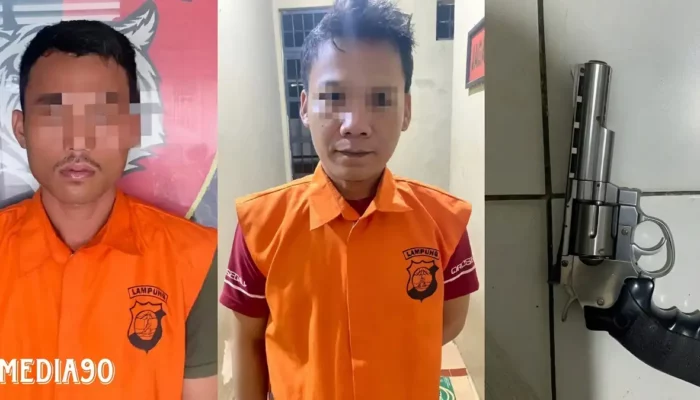 Pelaku Todong Pistol, Rampas Motor dan HP Remaja Diringkus Polsek Katibung: Berita Penangkapan Terbaru