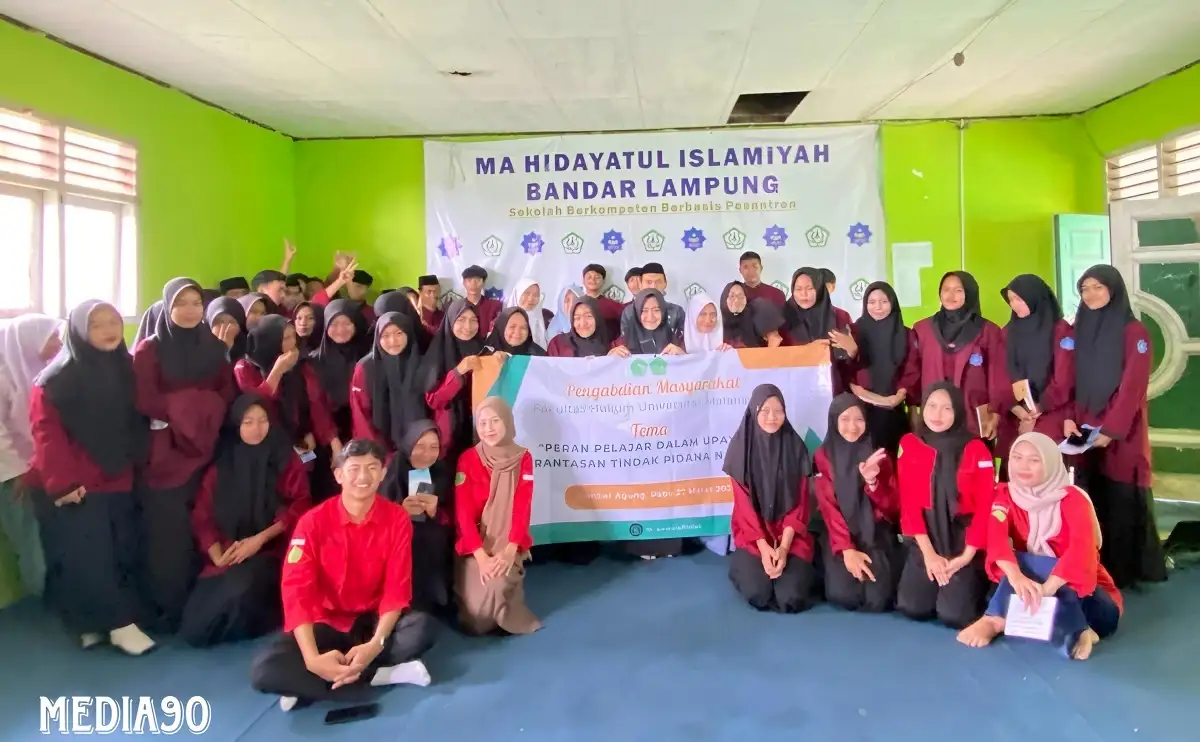 Universitas Malahayati Sosialisasikan Pemberantasan Narkotika di MA Hidayatul Islam