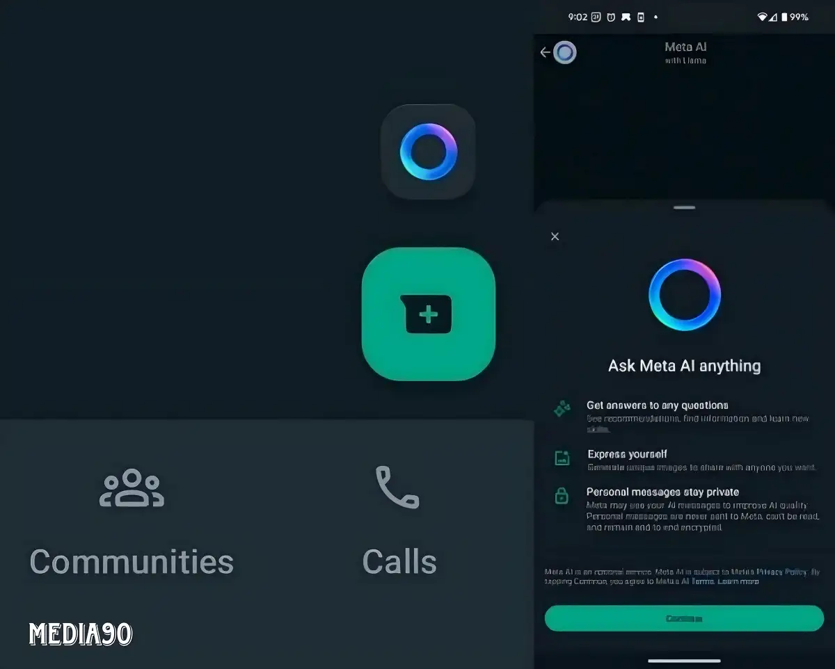 WhatsApp kini kebagian chatbot Meta AI, bisa untuk membuat gambar dengan perintah teks