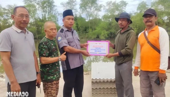 Angin Puting Beliung Hantam Dipasena, P3UW Lampung Beri Bantuan untuk Korban di Kampung Bumi Sentosa
