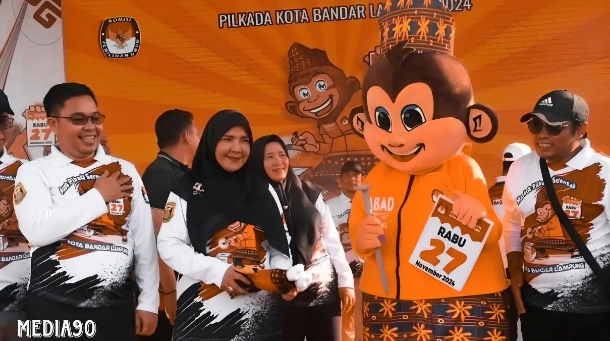 Banjir Protes, KPU Bandar Lampung Hentikan Pengunaan Kera sebagai Maskot Pilkada 2024