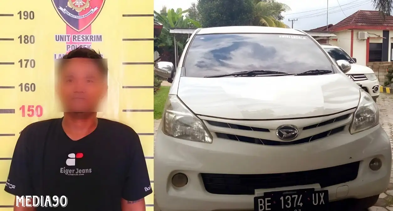 Bawa Kabur Mobil Rental Milik Warga Lambu Kibang, Pria Asal Tulang Bawang ini Diringkus di Mesuji