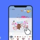 Begini cara membuat stiker sendiri yang dipersonalisasi menggunakan fitur Merangkai Stiker di LINE
