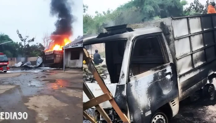 Tersambar Api: Bengkel Berubah Jadi Gudang BBM Terbakar di Candimas Natar, Polisi Mulai Penyelidikan