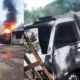 Bengkel Jadi Gudang Penyimpanan BBM Terbakar di Candimas Natar, Polisi Lakukan Penyelidikan