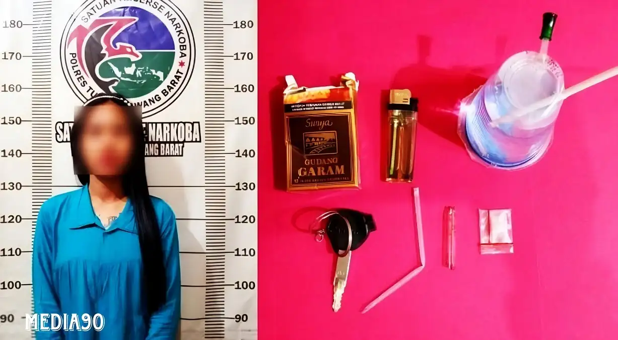 Digeledah Polisi, Ternyata Wanita Asal Tulang Bawang Tengah ini Simpan Satu Paket Sabu di Baju Tidurnya