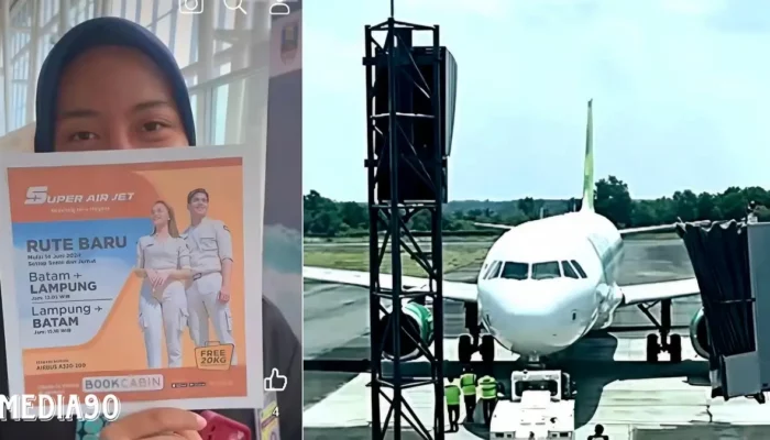Terbang Menyusuri Lautan: Penerbangan Lampung-Batam Bersama Super Jet Air Kembali Beroperasi Mulai 14 Juni 2024! Simak Jadwalnya di Sini