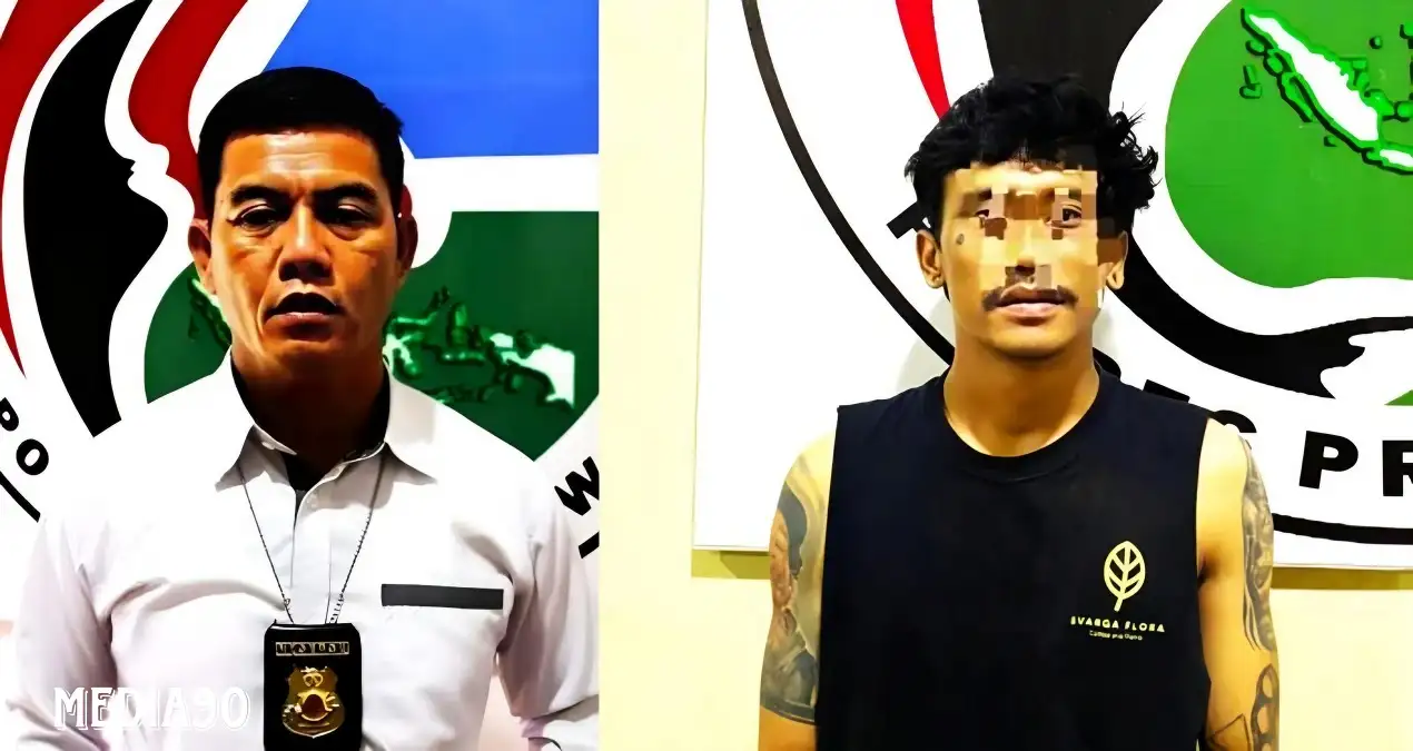 Edarkan Ganja, Pemuda Berbadan Penuh Tato Asal Adiluwih ini Diringkus Polres Pringsewu