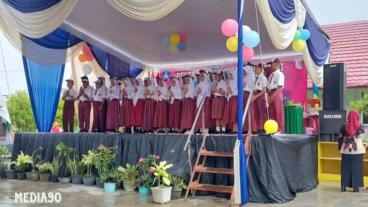 Gelar Perpisahan, ini Pesan Kepala SDN 1 Gedung Karya Jitu Tulang Bawang ke Siswa Kelas VI