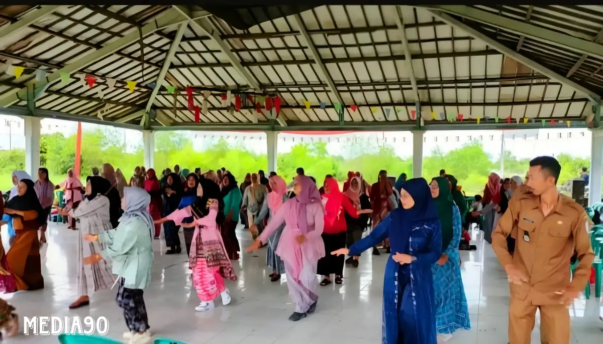 Hari Kartini, Kaum Ibu Petambak Dipasena Kampung Bumi Sentosa Gelorakan Semangat Membangun