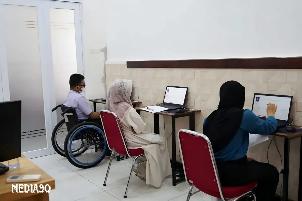 Hari Pertama UTBK SNBT, Unila Fasilitasi Akses Khusus Penyandang Disabilitas
