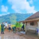 Hujan Deras, Rumah dan Sawah di Ulu Belu Tanggamus Terendam Banjir, Polri-TNI Salurkan Bantuan