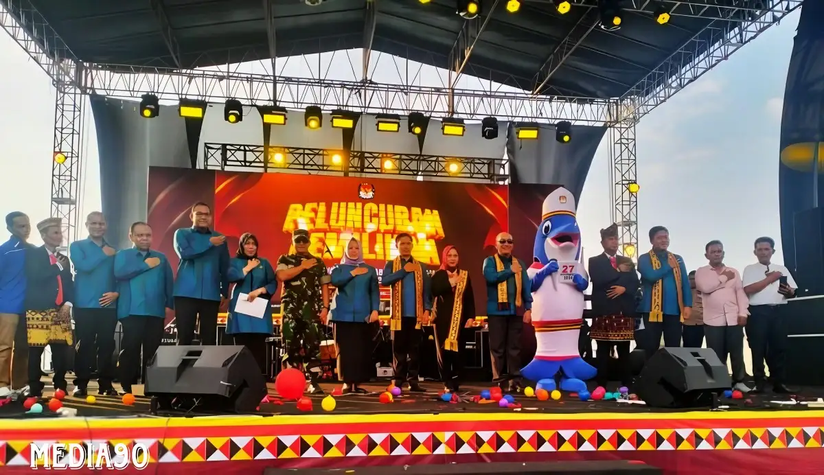 KPU Tanggamus Luncurkan Pilkada Gubernur dan Bupati 2024, Tahapan Resmi Dimulai