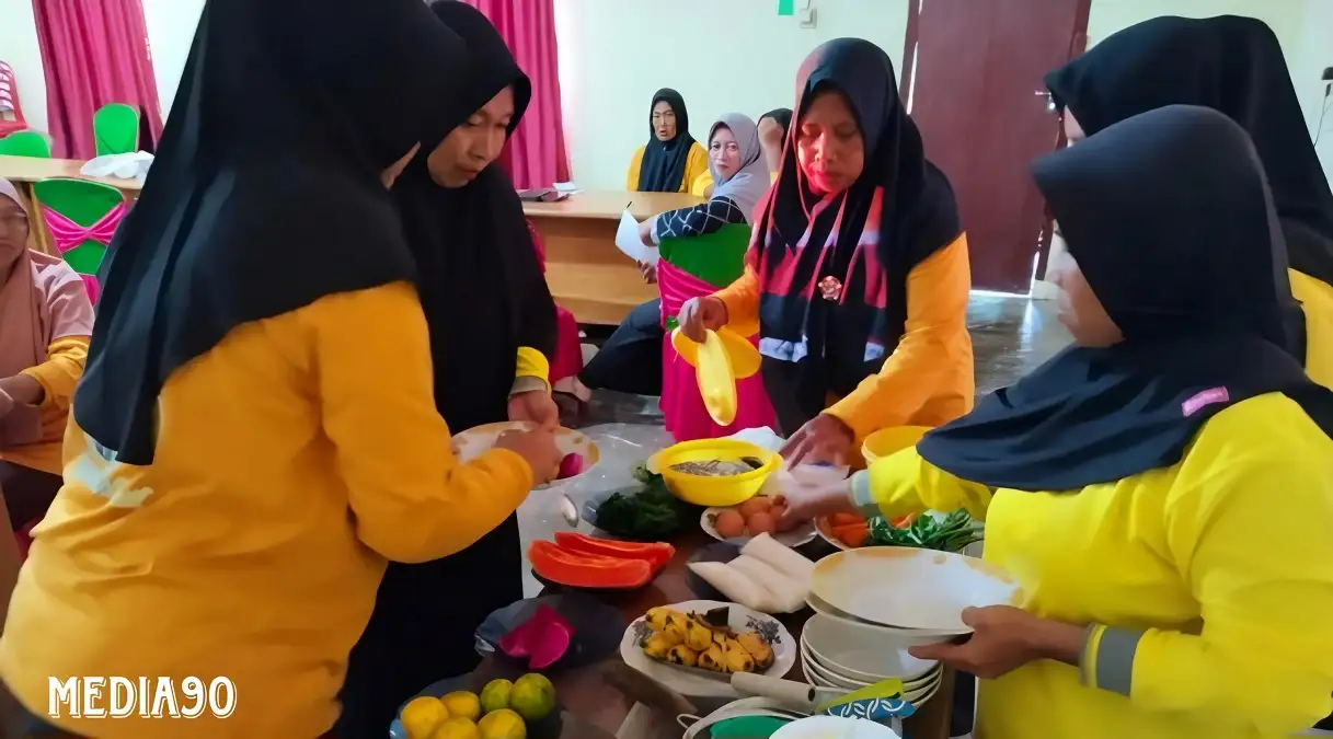 Kampung Bumi Dipasena Abadi Gandeng Puskesmas Rawajitu Timur Latih PMBA untuk Tingkatkan Gizi Anak