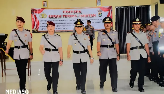 Tukar Guling Jabatan di Polres Pringsewu: Kasat Narkoba, Kapolsek Pagelaran, dan Kapolsek Gadingrejo Berganti