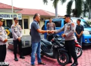 Polres Pringsewu Kembalikan Dua Motor dan Satu Mobil Hasil Begal kepada Pemilik Aslinya