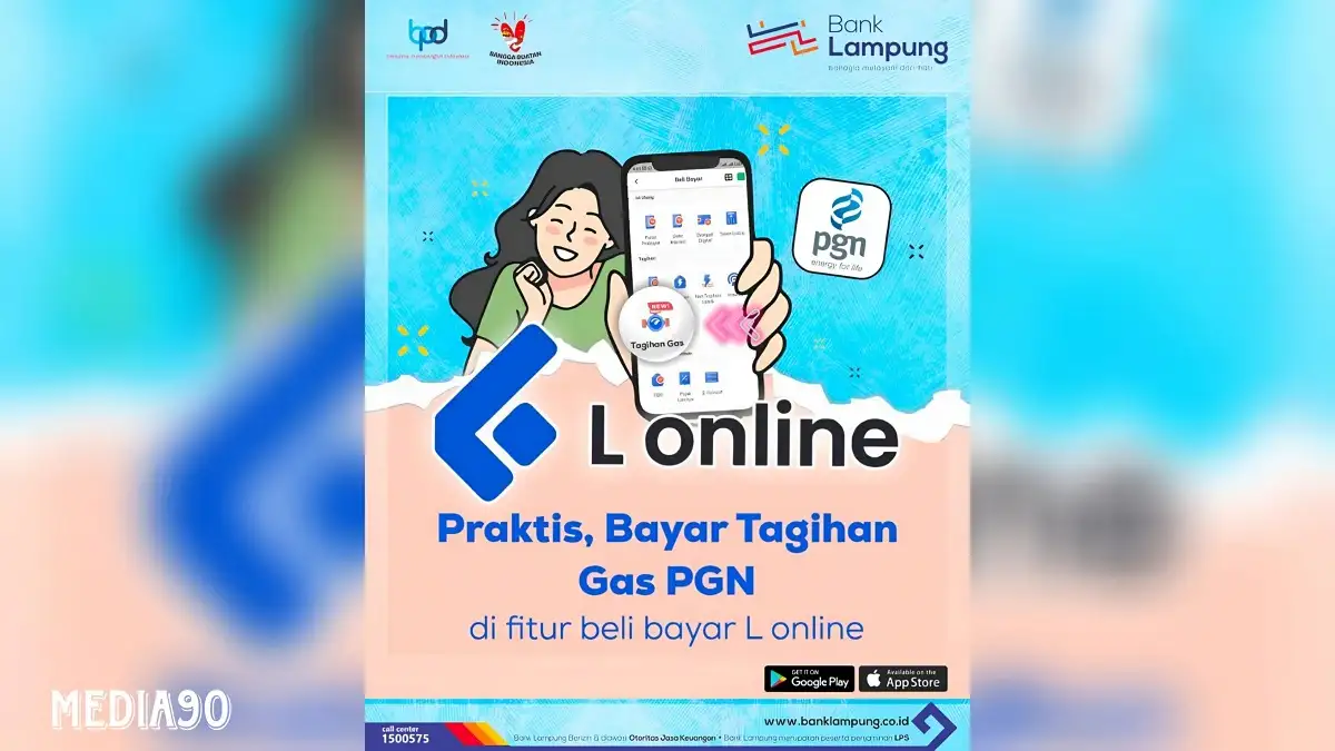 Mau Bayar Tagihan Gas PGN Pakai L-Online Bank Lampung Aja