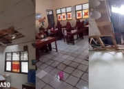 Tangisan Pelajar: Belajar di Kelas Rusak dengan Atap Bocor di SDN 1 Jatibaru Tanjung Bintang