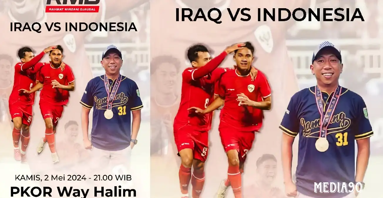 Mirza Kembali Ajak Warga Nonton Bareng Dukung Timnas Indonesia Raih Juara III di PKOR Way Halim Malam ini