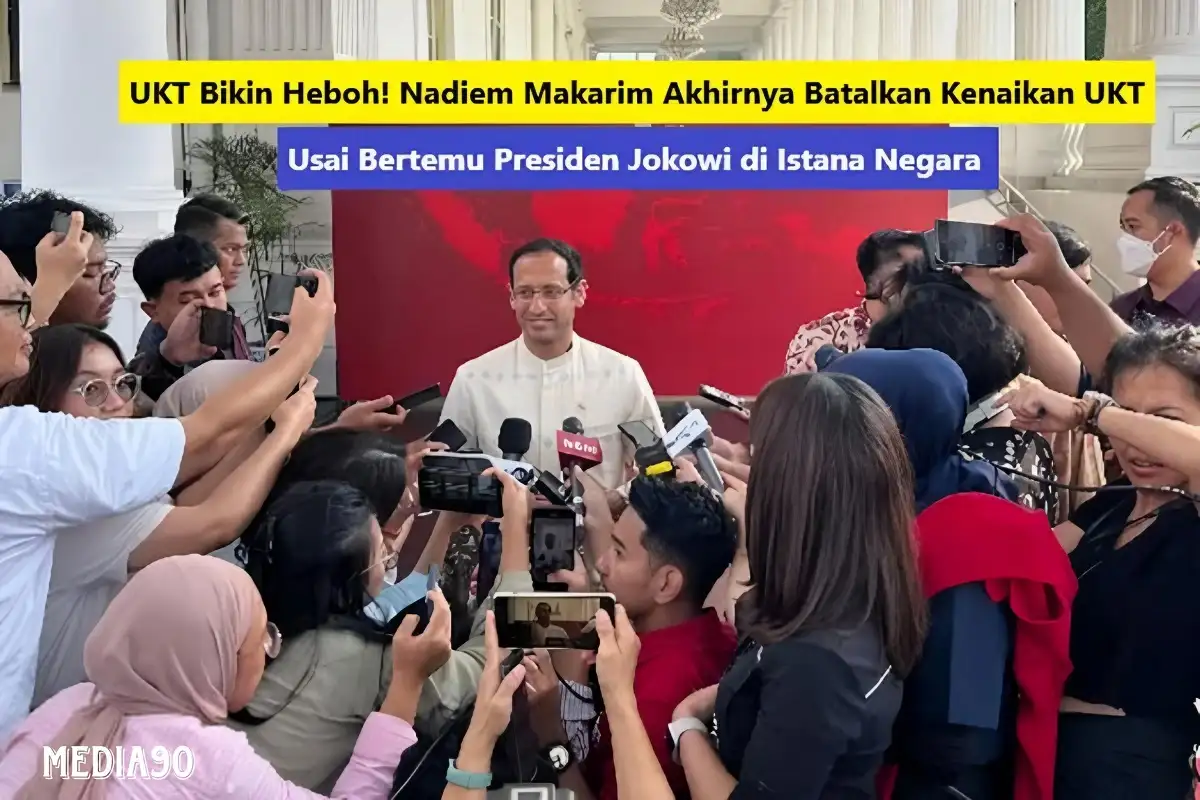 Nadiem Batalkan Kenaikan UKT Usai Bertemu Presiden