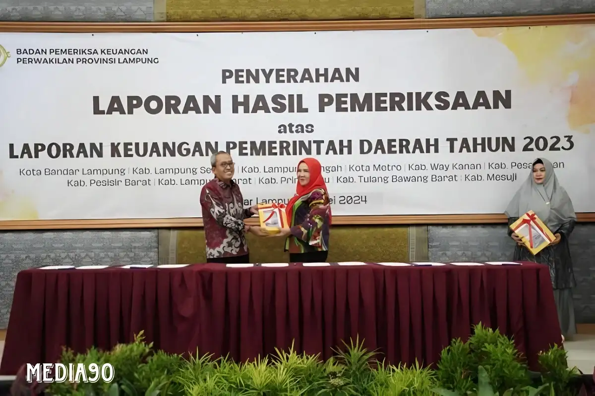 Pemkot Bandar Lampung Raih WTP dari Badan Pemeriksa Keuangan RI