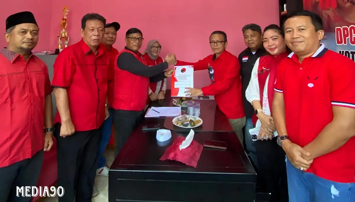 Pilkada 2024, Ketua DPRD Wiyadi Daftar Calon Wakil Wali Kota Bandar Lampung Lewat PDIP