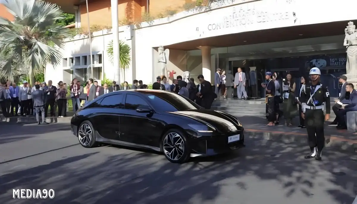 Puluhan Mobil Listrik Hyundai Kawal World Water Forum