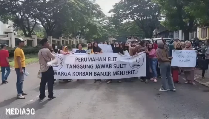 Protes Massa di Citra Garden Bandar Lampung: Tuntutan Perbaikan Tanggul Jebol