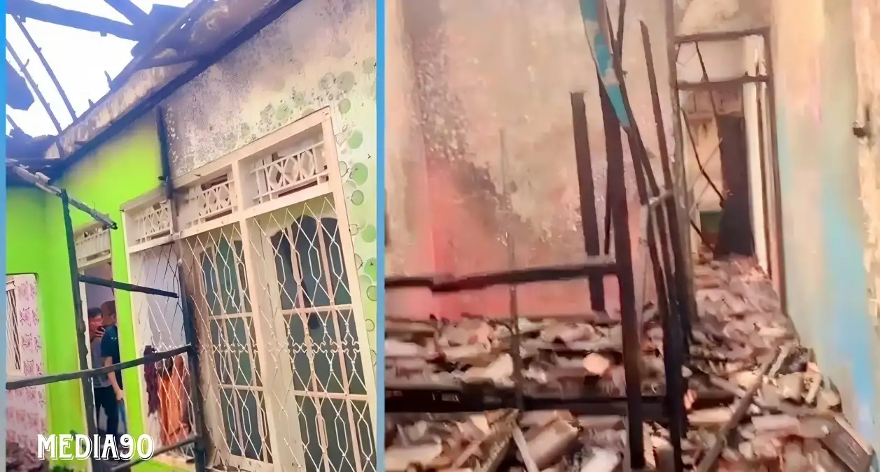Rumah Penderita Disabilitas di Kedaton Bandar Lampung Ludes Terbakar, Forum CSR Galang Bantuan