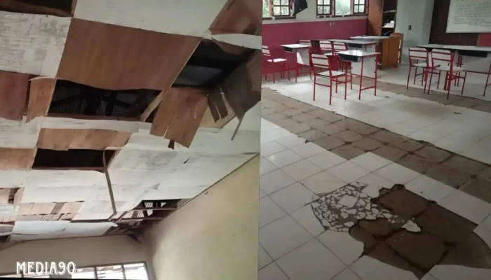 Dua SD Negeri di Tanjung Sari Lampung Selatan Alami Kerusakan Parah, Atap dan Lantai Jebol Selain di Tanjung Bintang