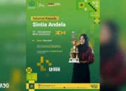 Sintia Andela, Mahasiswi Universitas Malahayati, Menangkan Lomba Baca Puisi Nasional