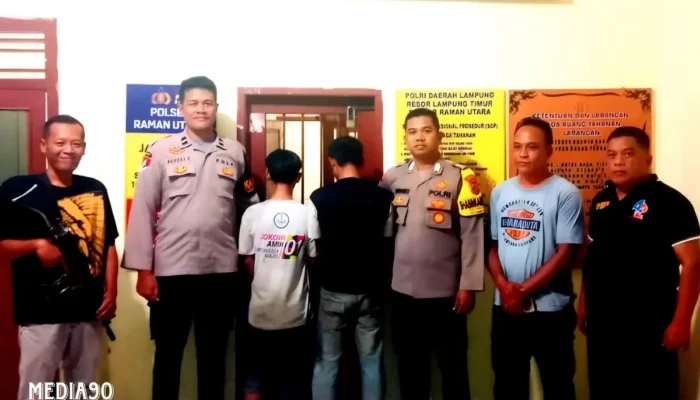 Razia di Raman Utara Lampung Timur: Polisi Tangkap Dua Pemulung Curang
