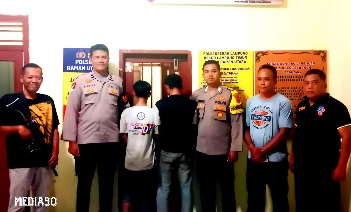 Tepergok Curi Dua Dandang di Raman Utara Lampung Timur, Polisi Ringkus Dua Pemulung Asal Terbanggi Besar