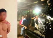 Warga Tumijajar Tulang Bawang Barat Tangkap Pencuri Motor, Rekannya Berhasil Kabur