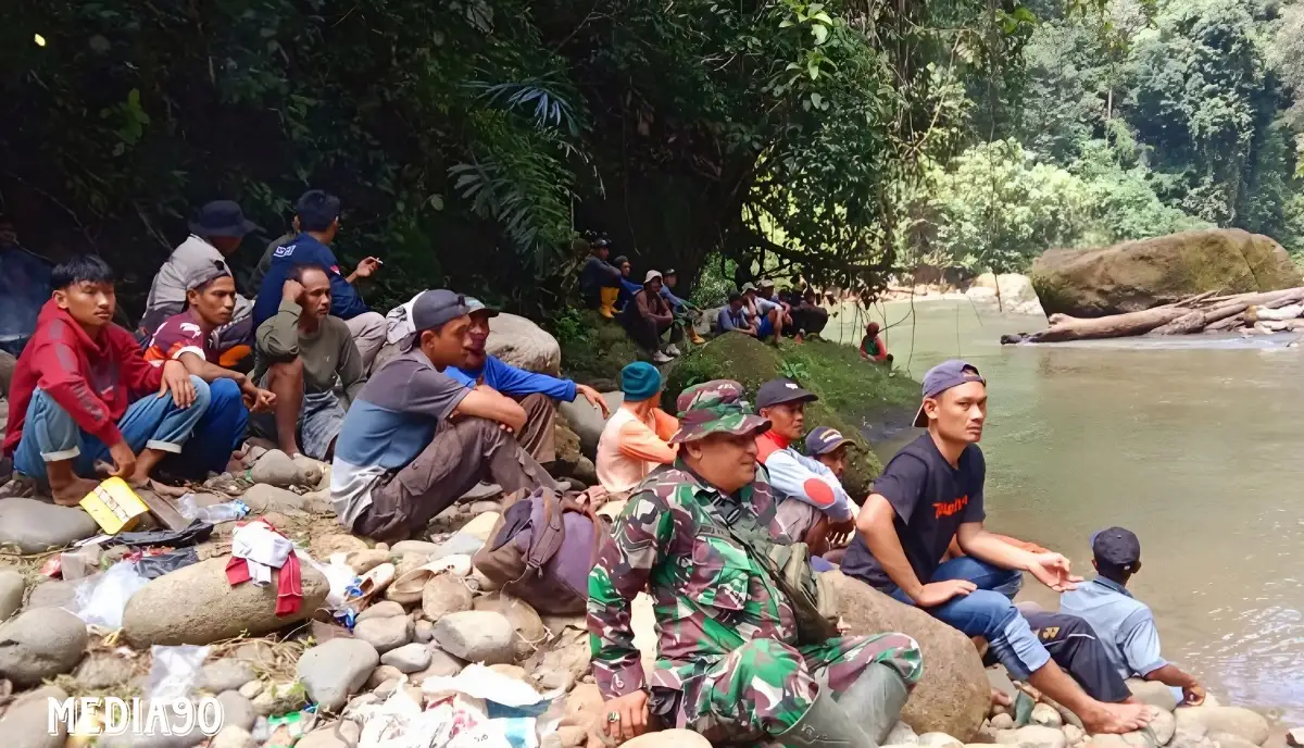 Terpeleset Saat Mancing di Sungai Semuong Suoh Lampung Barat, Pria ini Tenggelam dan Hilang