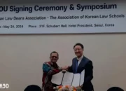 Unila dan Asosiasi Fakultas Hukum Korea Selatan Jalin Kerjasama untuk Tingkatkan Indeks Kinerja
