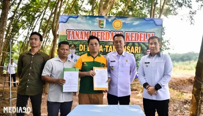 Kedelai Perdana Ditanam di Pesawaran oleh Bupati Dendi dan Kementan RI untuk Meningkatkan Ketahanan Pangan