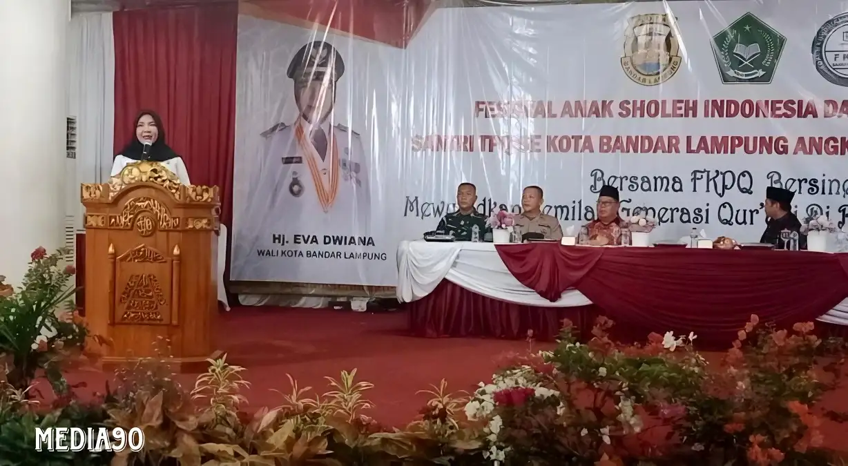 Wali Kota Bandar Lampung Buka FASI ke-IX, Eva Harapannya Anak Jadi Kuat Agama dan Sholeh