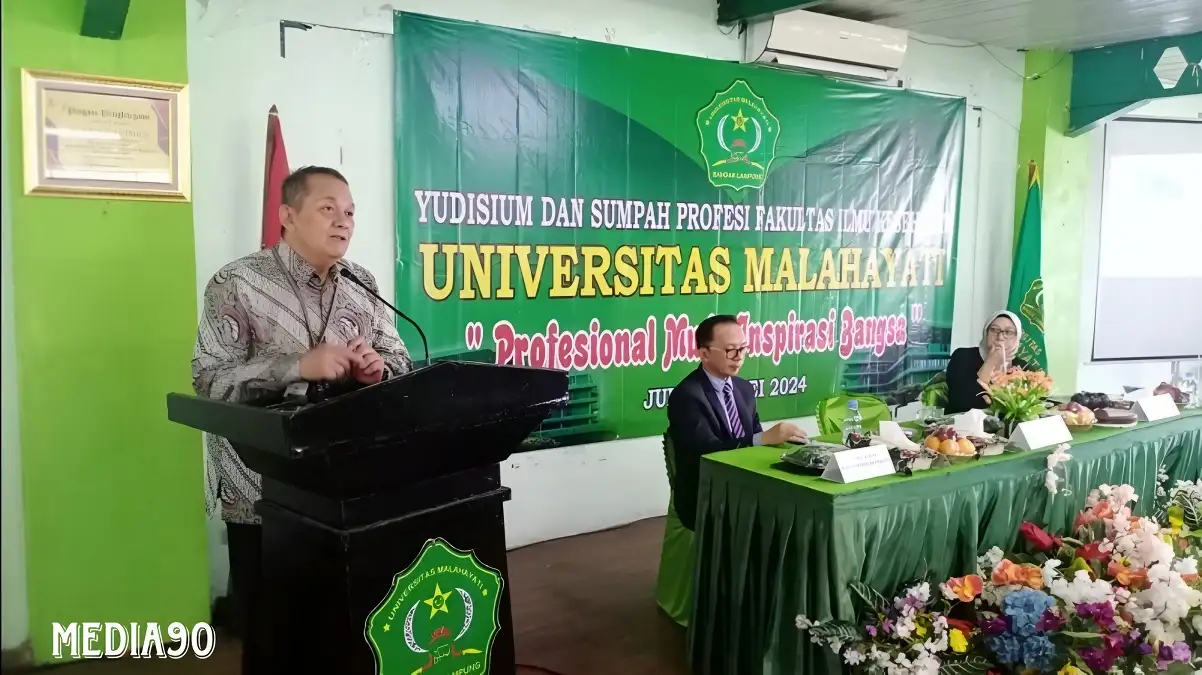 Yudisium dan Sumpah Profesi Fakultas Ilmu Kesehatan, ini Pesan Rektor Universitas Malahayati ke Lulusan