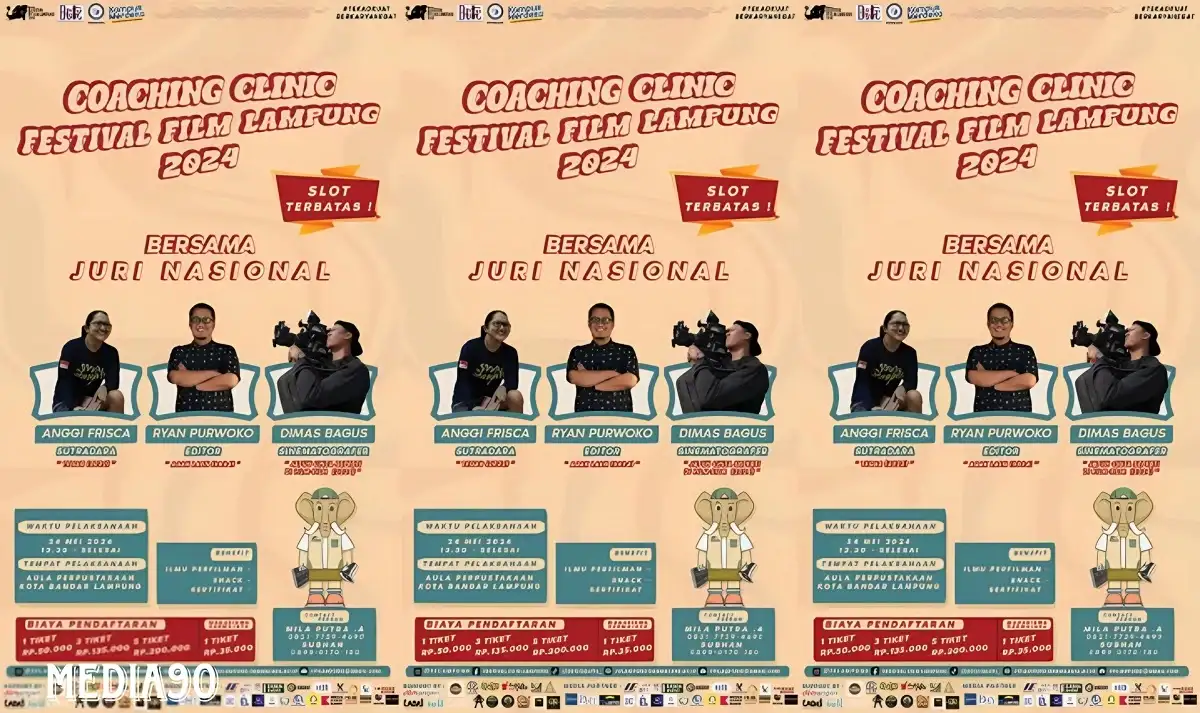Yuuk Daftar Coaching Clinic FFL 2024! Editor Film “Agak Laen” akan Bagikan Ilmunya