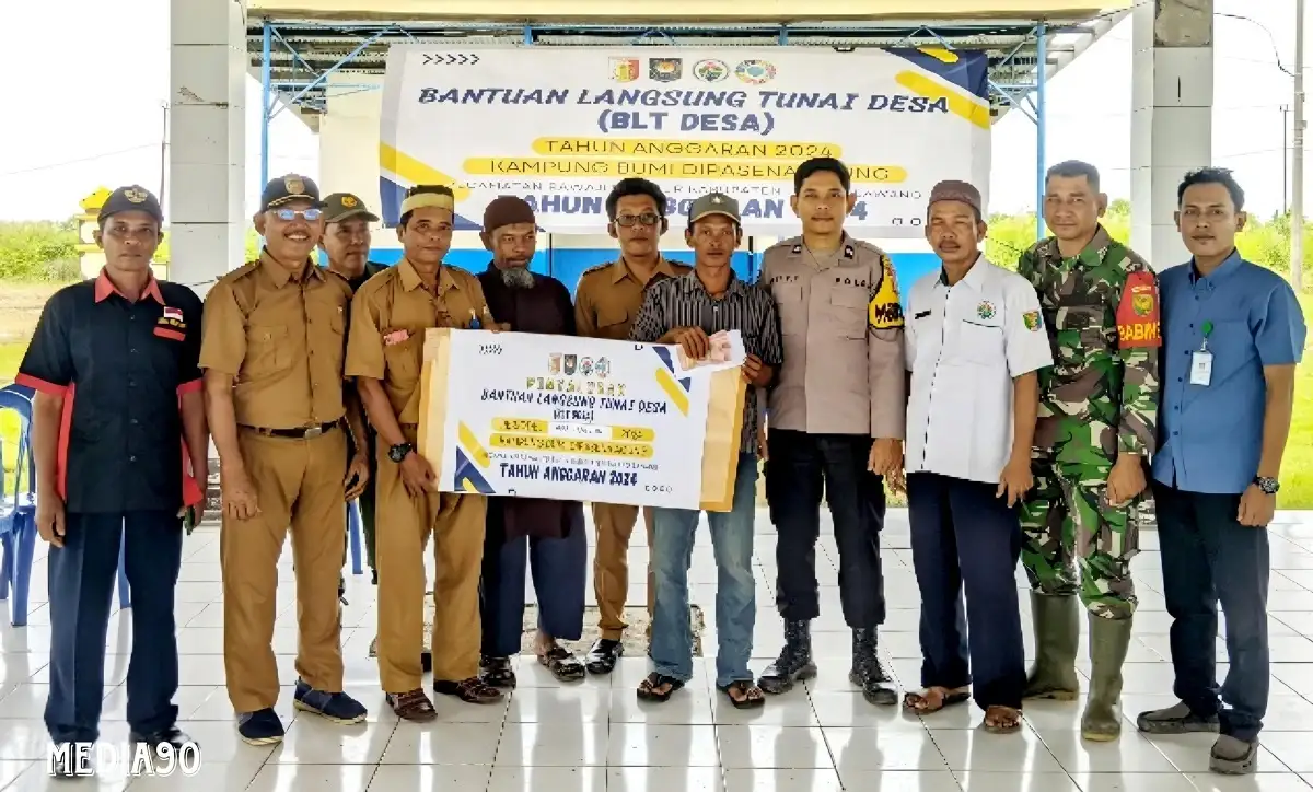 Bantu Perekonomian Petambak, Kampung Bumi Dipasena Agung Salurkan BLT Triwulan II 2024