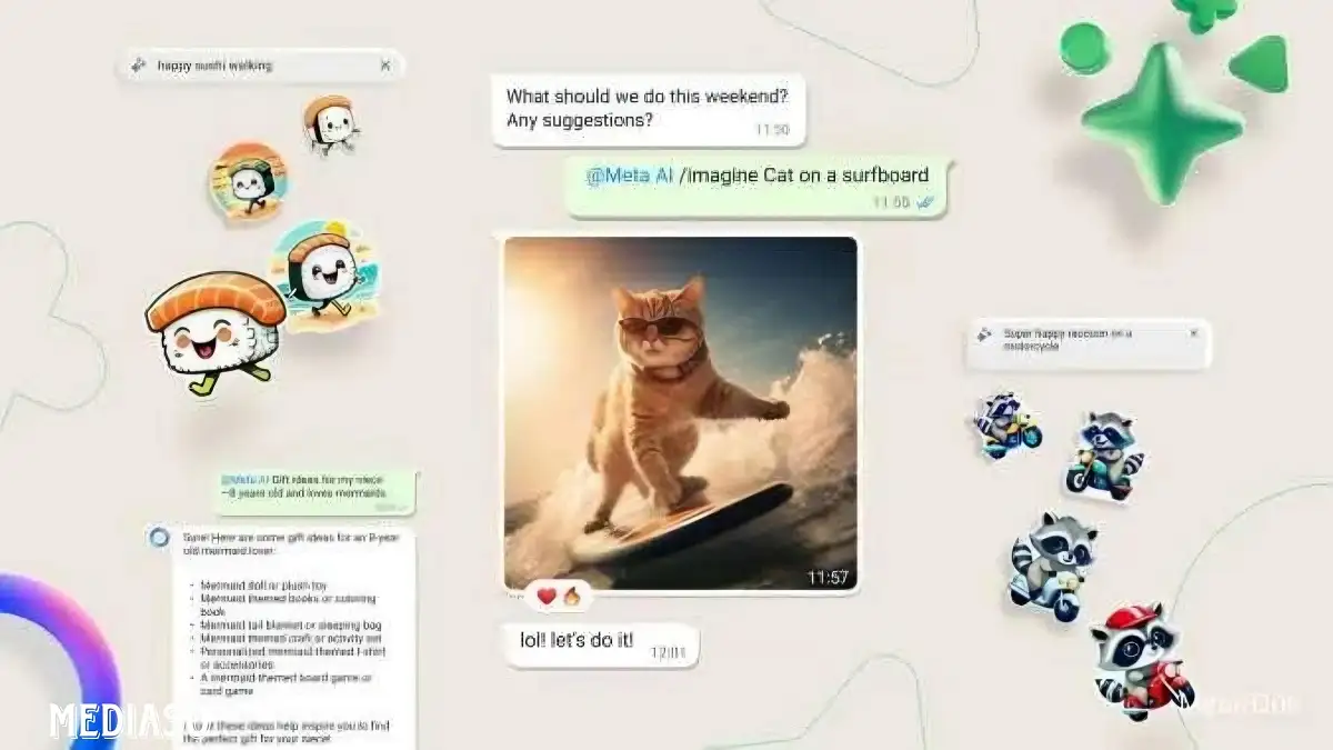 Cara mengobrol dengan Meta AI di WhatsApp