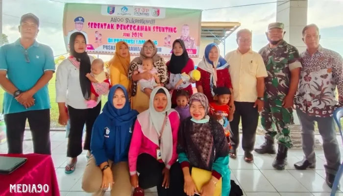 Masyarakat Bumi Dipasana Agung Tulang Bawang Tetap Komitmen Cegah Stunting dengan Gelar KISPS di Hari Libur